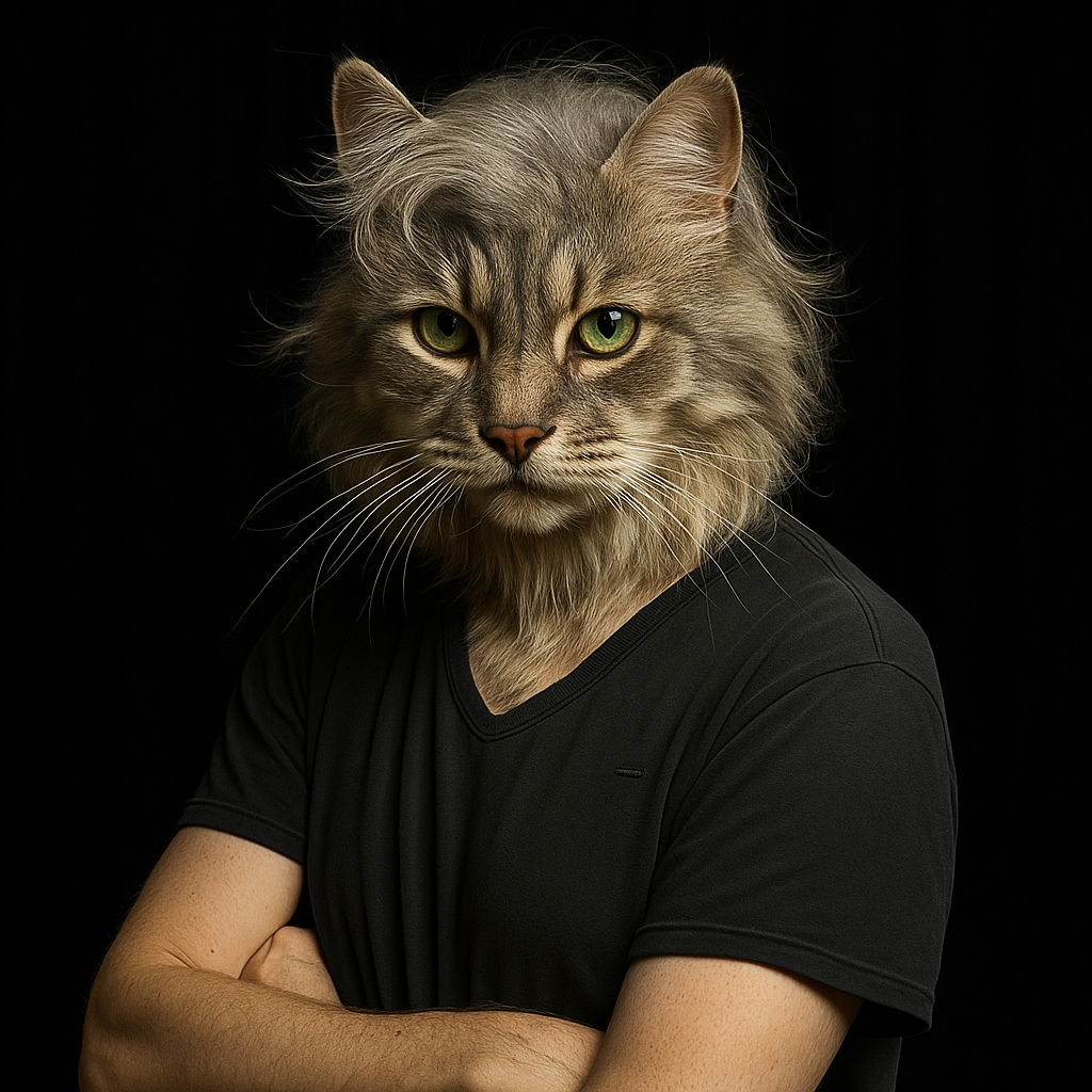 Kevin Moss cat headshot